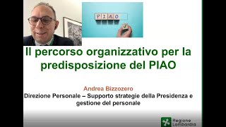 PIAO PIAO Riflessioni e soluzioni operative [upl. by Nannerb]