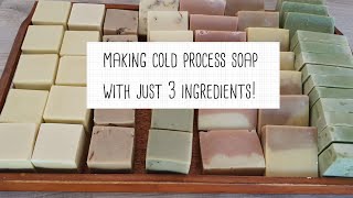 Making Soap with Only 3 Ingredients [upl. by Anneh975]