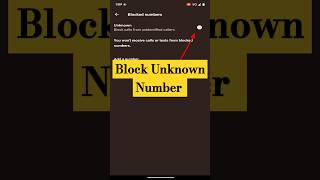 How to Block Unknown Phone Numbershow to stop spam calls [upl. by Alarice]