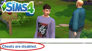 How To Turn OffDisable Cheats PC PS4 XBOX MAC  The Sims 4 [upl. by Aitram564]