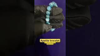 Apatite bracelet healingcrystalsandstones sacredbeads spiritualhealing crystalelements shorts [upl. by Cain]