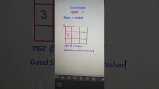 Problems with mulank 3  numerology mulank 3 feng shui Loshu Grid viral trending shortsvideo [upl. by Trocki]