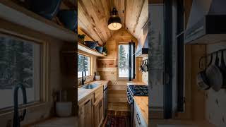 Cozy Winter Escapes Tiny House Retreats in the Snowy Wilderness home homedecor [upl. by Anitsirt264]