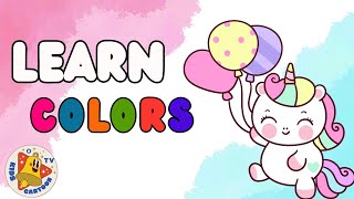 Colors Names  English Educational Videos  Learning Video for Kids [upl. by Nelly289]