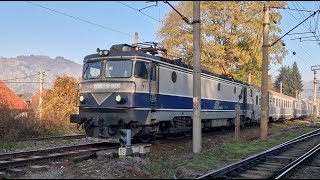 EA 305 trenuri IR 1824 R2080 Mina Livezeni Petrosani Valea Jiului Livezeni coal mine trains [upl. by Akcired283]