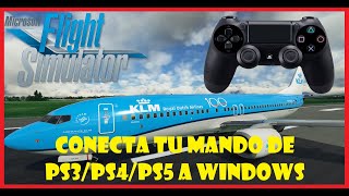 💥Cómo Utilizar el Control de PS4PS5 con Microsoft Flight Simulator 2020 ✨ [upl. by Schulz676]