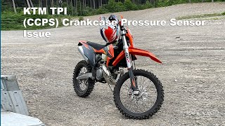 KTM TPI crankcase pressure sensor problem before and after swap [upl. by Leber]