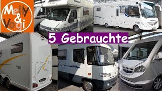 5 Gebrauchte Wohnmobile  Sonderschau Caravaning Teil 3 [upl. by Atinrehs615]