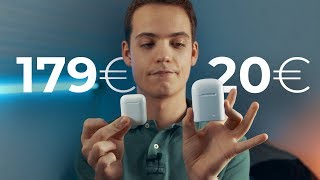 AirPods à 20€  Ne vous faites pas avoir [upl. by Tekcirk]