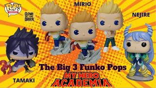 MHA quotThe Big 3quot Nejire Hado Tamaki Amajiki and Mirio Togata  My Hero Academia Funko Pop Unboxing [upl. by Calhoun]