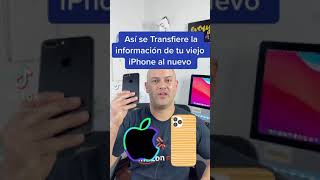 Como pasar toda la información de un iPhone a otro iPhone shorts [upl. by Yettie]