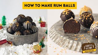 Easy to Make Rum Balls Recipe  How to Make Rum balls Eggless [upl. by Griffith]