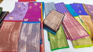 Rk Collections latest Sarees fancy pattu sarees rk Collections latest video rk Collections [upl. by Ahsinut]