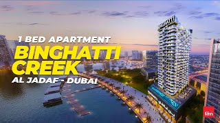 Exclusive 1 Bed Apartment in Binghatti Creek Al Jaddaf  Dubai [upl. by Bathsheba872]