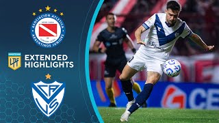 Argentinos Juniors vs Vélez Sarsfield Extended Highlights  Argentina LPF  CBS Sports Golazo [upl. by Nesyaj]