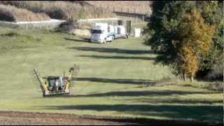 Semis du blé 2011 wheat sowing with John Deere 8320R in France [upl. by Ataynek]