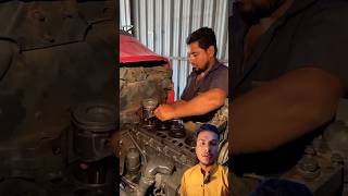 Mahindra tractor  piston installation  tractor mechanic 👨‍🔧 shortsfeed mahindra tractor skil [upl. by Farley472]