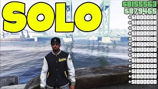 •SOLO• GTA 5 30000000 MONEY GLITCH NEW Unlimited Money Everyone Glitch All Consoles [upl. by Ahsekahs]