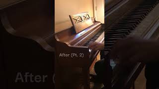 Upright Piano Test Before amp After Tuning [upl. by Waldron]