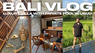 BALI VLOG • Luxury Villa with Private Pool in Ubud  Ivan de Guzman [upl. by Allis691]