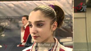 In Interview Aliya Mustafina RUS [upl. by Niletac996]