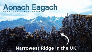 The Narrowest Ridge in the UK  Crazy Pinnacles 4K [upl. by Alyal]