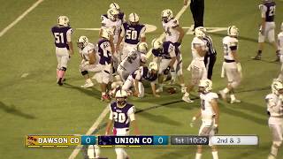 Dawson County Tigers vs Union County Panthers 2017 [upl. by Ees]