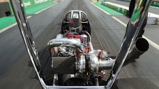 700  HP TURBO 4 CYLINDER ESSLINGER POWERED DRAGSTER [upl. by Ahseirej]