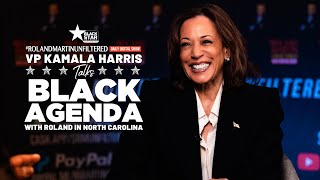 VP Kamala Harris Talks Black Agenda With Roland in North Carolina [upl. by Orlanta]