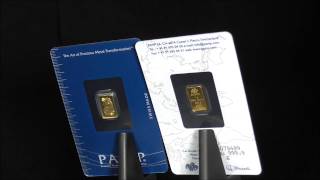 Gold 24ct Pamp 1g Gold Bar [upl. by Clarey]