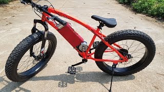 DIY Electric Bike  Power assisted bike at home [upl. by Llertnek]