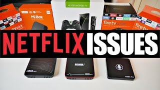 Netflix Issues on Some Android TV OS Boxes  Mecool A95X  More [upl. by Anauqaj]