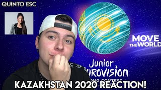 Karakat Bashanova  Forever Reaction  Junior Eurovision 2020 Kazakhstan  Quinto ESC [upl. by Georgette143]