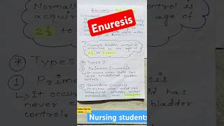 Enuresis  Bed wetting  Pediatric Nursing enuresis in Pediatric Nursing enuresis shorts [upl. by Jerol]