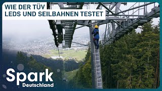 TÜVExperten im Einsatz  Prüfung einer Seilbahn  Spark Deutschland [upl. by Nolak]