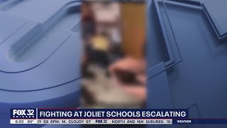 Fighting at Joliet schools escalates amid attacks on teachers staff members [upl. by Emanuela]