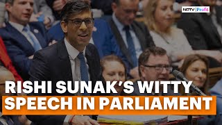 WATCH Rishi Sunaks Witty amp Stern Speech In UK Parliament As LoP Is Viral [upl. by Nylirehs]