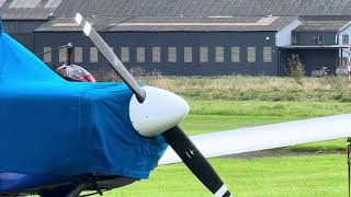 Autogyro doing Touch and go at Shobdon Airfield [upl. by Atiniuq]