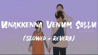 Unakkenna Venum Sollu  Benny Dayal slowed reverb  lyrics video [upl. by Bigford114]