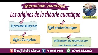 Mécanique quantique plan du chapitre 1 [upl. by Nylemaj]