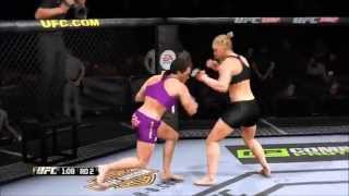 UFC 184 ROUSEY VS ZINGANO MAIN EVENT FULL FIGHT [upl. by Aihtiekal]