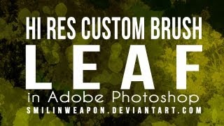 Leaf Custom Brush for Photoshop [upl. by Arron]