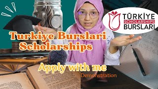 How to fill Turkiye Burslari Scholarships Online Application Form How to apply burslari scholarship [upl. by Ripp543]