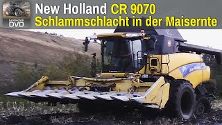 Schlammschlacht in der Maisernte New Holland CR 9070 [upl. by Denzil]