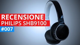 Video recensione cuffia bluetooth Philips SHB9100 [upl. by Ahsillek]