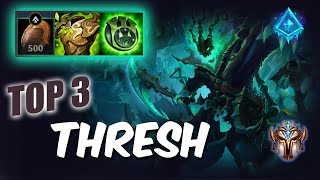 Wild Rift Thresh TOP 3  S12 Challenger rank game  build [upl. by Esinaej]