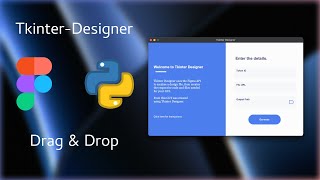 Create Beautiful Python GUI in 10 Minutes 🐍  Tkinter Designer Tutorial [upl. by Eahs]