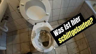 Rohrreinigung 118 Toilette muss nur ablaufen Altbau wird nächstes Jahr saniert [upl. by Aryad]