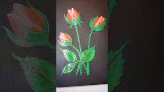 How to paint rose flower 🌹how to paint roseshow to paint red roses how to paint flowers🌹🌹 [upl. by Arved115]