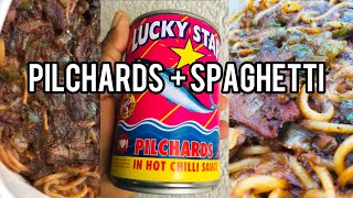 Best spaghetti and pilchards combo  Tin Fish meal ideas  Mahlengi’s Recipe [upl. by Burley]